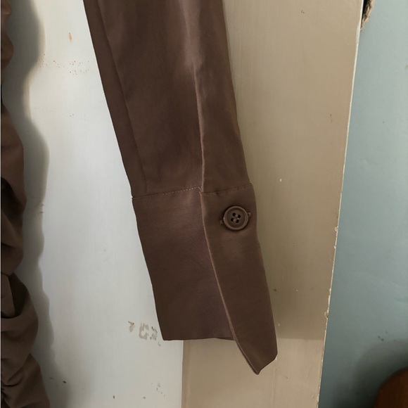 Zara button up ruched dress S - Picture 6 of 7